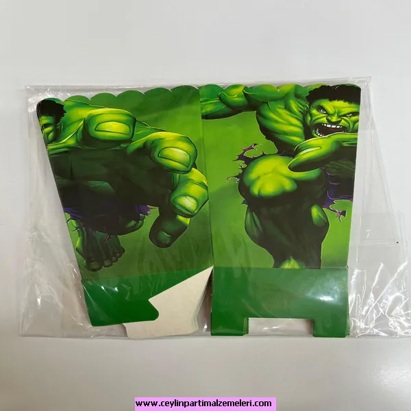 Hulk Temalı Popcorn Kutusu